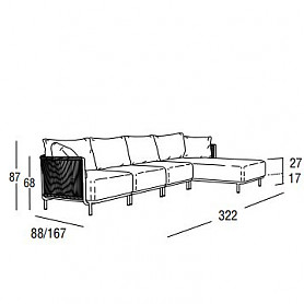 Dīvāns QUEEN art. 4435